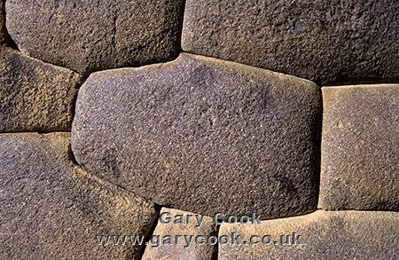 Inca stonework, Ollantaytambo, near Machu Picchu, Peru
