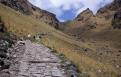 Forever upwards towards Dead Womans Pass, Inca Trail, Peru
